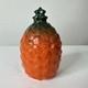 Hazel Atlas Milk Glass Pineapple Jar & Lid Kix Cereal Promo