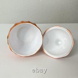 Hazel Atlas Milk Glass Pineapple Jar & Lid Kix Cereal Promo