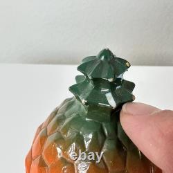 Hazel Atlas Milk Glass Pineapple Jar & Lid Kix Cereal Promo