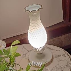 Hobnail Milk Glass Lamp Set of 2. Still functional and so beautiful