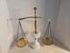 Hobnail White Milk Glass Balancing Scale Weight Possibly Fenton