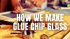 How We Make Glue Chip Glass For Stained Glass Video 2