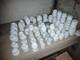 Huge 80+ Piece Milk Glass Jar Lot, Antique, Cosmetic Jars
