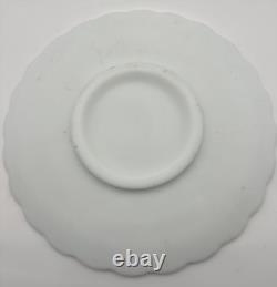Imperial White Milk Glass Homestead Chop Plate 10