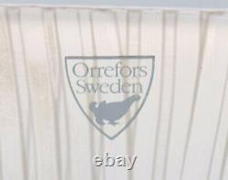 Ingegerd Råman for Orrefors Sweden. Large Savann bowl in milky white art glass