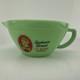Jadeite Green Opaque Milk Glass Sunbeam Bread Advertising Batter Bowl