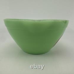 Jadeite Green Opaque Milk Glass Sunbeam Bread Advertising Batter Bowl