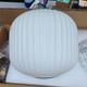 Kco 2 Pack Mid Century Modern Gold White Milk Glass Pendant Lights Brass
