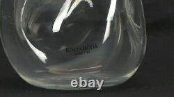 Kosta Boda Sweden Spirit Vase Signed by Bertil Vallien Cheeto Orange Milk Blue