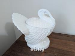 L. G. Wright Milk Glass Turkey, Only 25 Produced, Extremely Rare