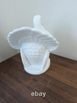 L. G. Wright Milk Glass Turkey, Only 25 Produced, Extremely Rare