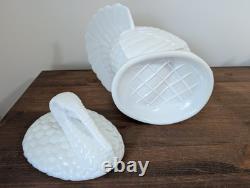 L. G. Wright Milk Glass Turkey, Only 25 Produced, Extremely Rare