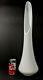 Le Smith White Swung Glass Vase Milk Glass 26 X 7 Mcm Midcentury Modern