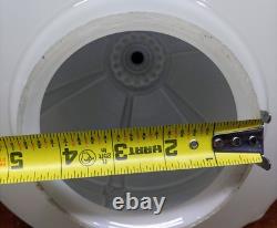 Large Antique Art Deco White Milk Glass Cathedral/Gothic/School Light Shade 11.5