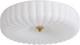 Lighting White Ribbed Glass Flush Mount Ceiling Light Large Milk Glass Ceilin