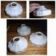 Lot Of 3 Antique Milk Glass White Vintage Electric Oil Lamp Light Shades