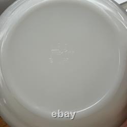 Lot of 56 Fire King White Milk Glass Swirl Gold Rim Plate Bowl Cup Saucer