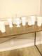 Lot Of 6 Vintage Milk Glass Vase/ Tea Cup/ Bowls