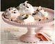 Lovely Blush Pink Milk Glass Cake Plate Stand. Beaded Rim! Beautiful! Wedding