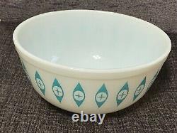 MCM Rare Vintage Pyrex Atomic Eyes Large Mixing Bowl/Chip Bowl #403