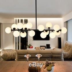 Magic Bean G4 LED Milk Glass Pendant Lamp Globe Ball Lampshade Art Droplight