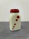 Mckee Glass Co French Ivory With Red Dots Roman Arch Pepper Shaker Blank
