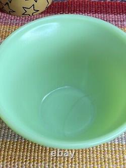 McKee Jadeite Green Milk Glass 6 Bell Shape Mixing Bowl