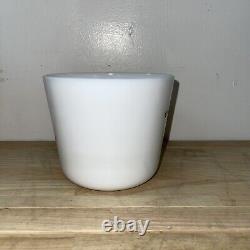 McKee Milk Glass Sugar Canister