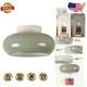 Mid-century Modern 11 Led Ceiling Light Warm White Milk Glass Energy Efficient