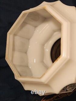 Milk Glass Ceiling Globe Light Shade Art Deco Antique Empire Levolier Mcgill Mfa