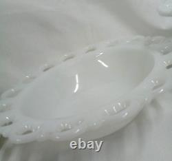 Milk Glass Dinnerware Set Westmoreland Doric Lace & More 18 pcs