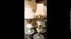 Milk Glass Lamps And Perfume Bottles