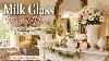 Milk Glass Mantel Ideas For A Soft Summer Cottage Look Vintage Farmhouse Decor