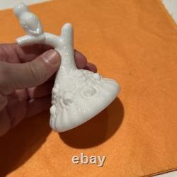 Milk Glass Owl On A Branch Vintage Milk Glass