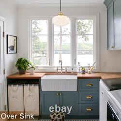 Milk Glass Pendant Light 9.84 Vintage Schoolhouse Chandelier Gold Mid Century M