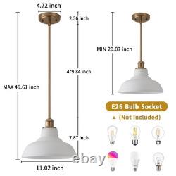 Milk Glass Pendant Lights Kitchen Island 2 Pack Dome Schoolhouse Pendant Ligh