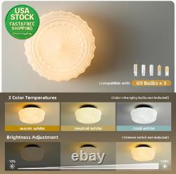 Milk Glass Schoolhouse Ceiling Light 12 Inch Vintage Flush Mount Fixture White