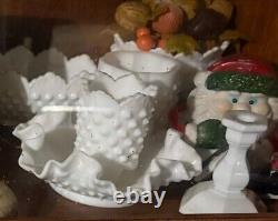 Milk glass Large set With variety Of pieces