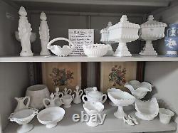 Milk glass Lot