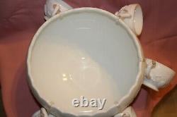 Milkglass punch bowl