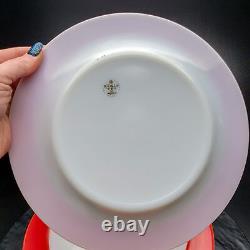 Mixed Lot 22 Plates & 1 Cup 1950s PYREX Milk Glass Dinner Pink Flamingo