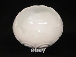 Moon and Stars Pattern Glass LE Smith MILK GLASS 7 Open Cupped Candy Compote