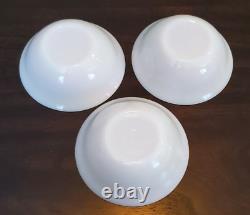 MoonGlow Iridescent Milk Glass Dish 15 pcs Federal Cups Saucers Plates Bowls VTG