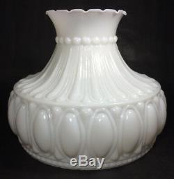 New 10 Opal White Milk Glass Lamp Shade Designed for Aladdin Lamps, USA, #SH525