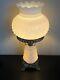 New Hobnail White Milk Glass Table Lamps. 2 Lamps(set) No Flutes Included