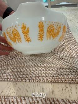 Orange Butterprint Pyrex Bowls-Hard to find