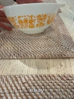 Orange Butterprint Pyrex Bowls-Hard to find