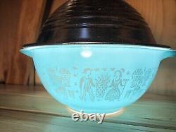 PYREX Butterprint Bowl Number 442 Amish # 1 Nice! Vintage Turquoise