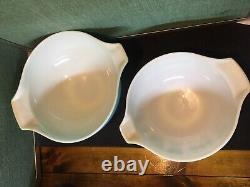 PYREX Butterprint Cinderella Nesting Mixing Bowls Amish 8 Piece