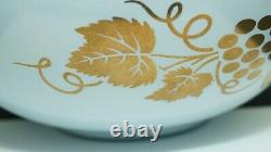 PYREX Vintage GOLDEN GRAPES Chip Dip Set Including Bracket EXCELLENT CONDITION